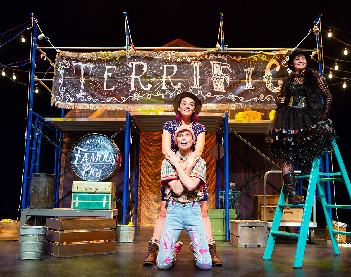 Cast L-R Matthew Dwight Lincoln, Cassidy Layton, Taylor Marie Rasmussen; Photo By Jeremy Daniel